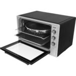 Simfer 7003 Yoğurt Yapma Fonksiyonlu Çift Camlı Kapak Turbo İnox Gri 70 Lt Midi Fırın - Görsel 4