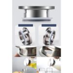 Dekorasyaa Borosilikat Origami Desen Cam Sürahi Paslanmaz Çelik Kapaklı 1800ML - Görsel 3