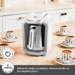 Karaca Hatır Neo Inox Çelik Cezveli Türk Kahve Makinesi White - Görsel 4