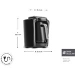 Karaca Hatır Neo Inox Çelik Cezveli Türk Kahve Makinesi Inox - Görsel 2