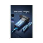 Mobee Işıklı Mini Turbo Jet Fan 130000RPM Kablosuz Toz ve Hava Üfleyici – Pc Klavye, Araba Temizleme Aracı - Görsel 3