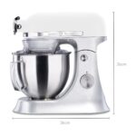 Korkmaz Pro Mix Stand Mikser 1600W 4,7 Lt Paslanmaz Çelik Kase 11 Kademeli Hız ve Sessiz Çalışma - Görsel 4