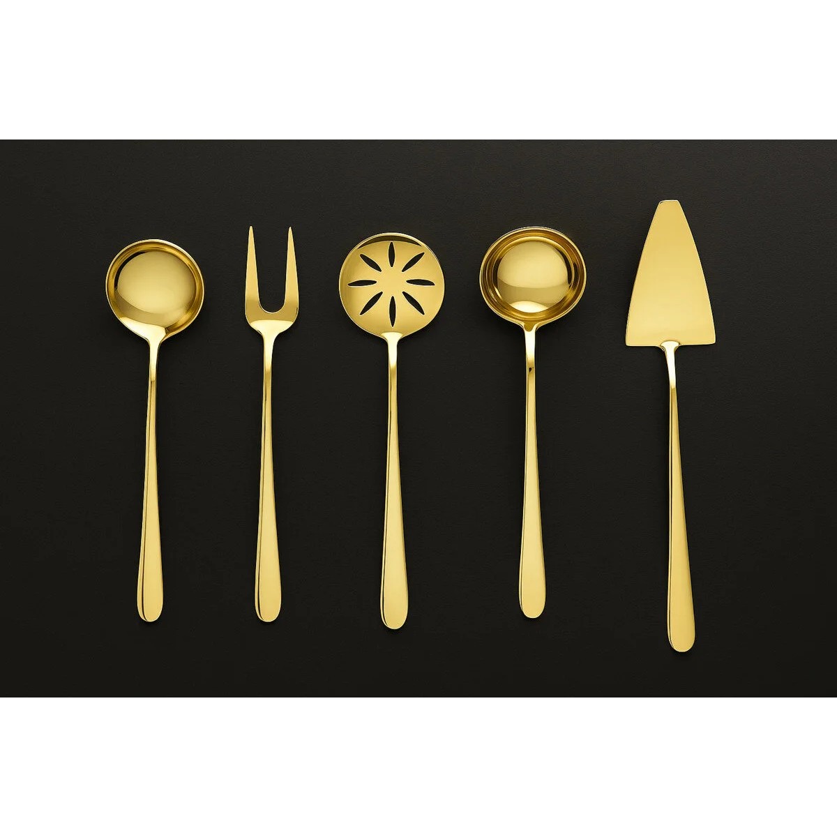 110001194067205.jpg Zetmon Zetmn Dmr Life 5 Parça Titanyum Gold Sos Servis Takımı (Küçük Boydur) - Görsel 1