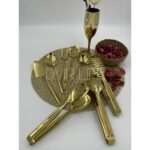 Zetmon Dmr Life 8 Parça Gold Sos Servis Seti ve Maşa Servis Sunum Seti (18/10) - Görsel 3