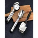 Zetmon Sade Servis Sunum Makarna Pasta Salata Kek Maşa Seti Takımı 3'lü