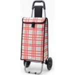 Kızılelmada Dayanıklı Katlanabilir Tekerlekli Pazar Arabası