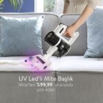 Sinbo Bldc Motorlu Dikey Kablosuz Şarjlı LED Aydınlatmalı SÜPÜRGE 250 Watt SVC-8620 - Görsel 4