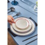 Karaca Elegance Bone Ancient 24 Parça 6 Kişilik Şık Tasarımlı Porselen Yemek Takımı - Görsel 4