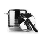 Teknotrust 9 Lt Çelik Düdüklü Tencere, Dayanıklı ve Şık Mutfak Gereci