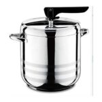 Teknotrust 9 Lt Çelik Düdüklü Tencere, Dayanıklı ve Şık Mutfak Gereci - Görsel 2