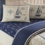 Taç Genç Modası Ranforce Çift Kişilik Nevresim Takımı Muna Lacivert - Görsel 3