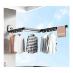 Hocafone Alüminyum Vakumlu Modern Çamaşır Kurutma Askılığı 126CM - Görsel 4