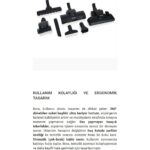 Arnica Su Filtreli Toz ve Alerjenleri Etkin Yüksek Performanslı Emiş Gücü Bora Süpürge 2400W+LAVANTA Yağı,3yıl Garanti - Görsel 2