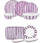 The Mia Joy Yemek Takımı 6 Kişilik 31 Parça Mor 3101