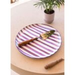 The Mia Joy Yemek Takımı 6 Kişilik 24 Parça Mor 2401 - Görsel 5