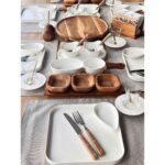 Rossev Kahvaltı Takımı Pure Akasya 79 Parça 6 Kişilik