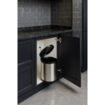 Sas Haus Banyo, Mutfak Dolabı Içi 11 Litre Metal Çöp Kovası – Krom, Tüm Dolaplara Uyumlu Tezgah Altı Çöp Kovası, Banyo, Dolap Içi Çöp Kovası 11 Lt. - Görsel 3