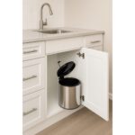 Sas Haus Banyo, Mutfak Dolabı Içi 11 Litre Metal Çöp Kovası – Krom, Tüm Dolaplara Uyumlu Tezgah Altı Çöp Kovası, Banyo, Dolap Içi Çöp Kovası 11 Lt. - Görsel 5
