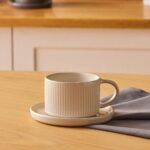 Karaca Massimo Kahve Fincanı ve Tabağı Krem 90 ml