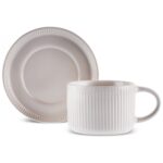 Karaca Massimo Çay Fincanı ve Tabağı Krem 195 ml - Görsel 4