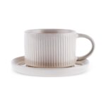 Karaca Massimo Çay Fincanı ve Tabağı Krem 195 ml - Görsel 5