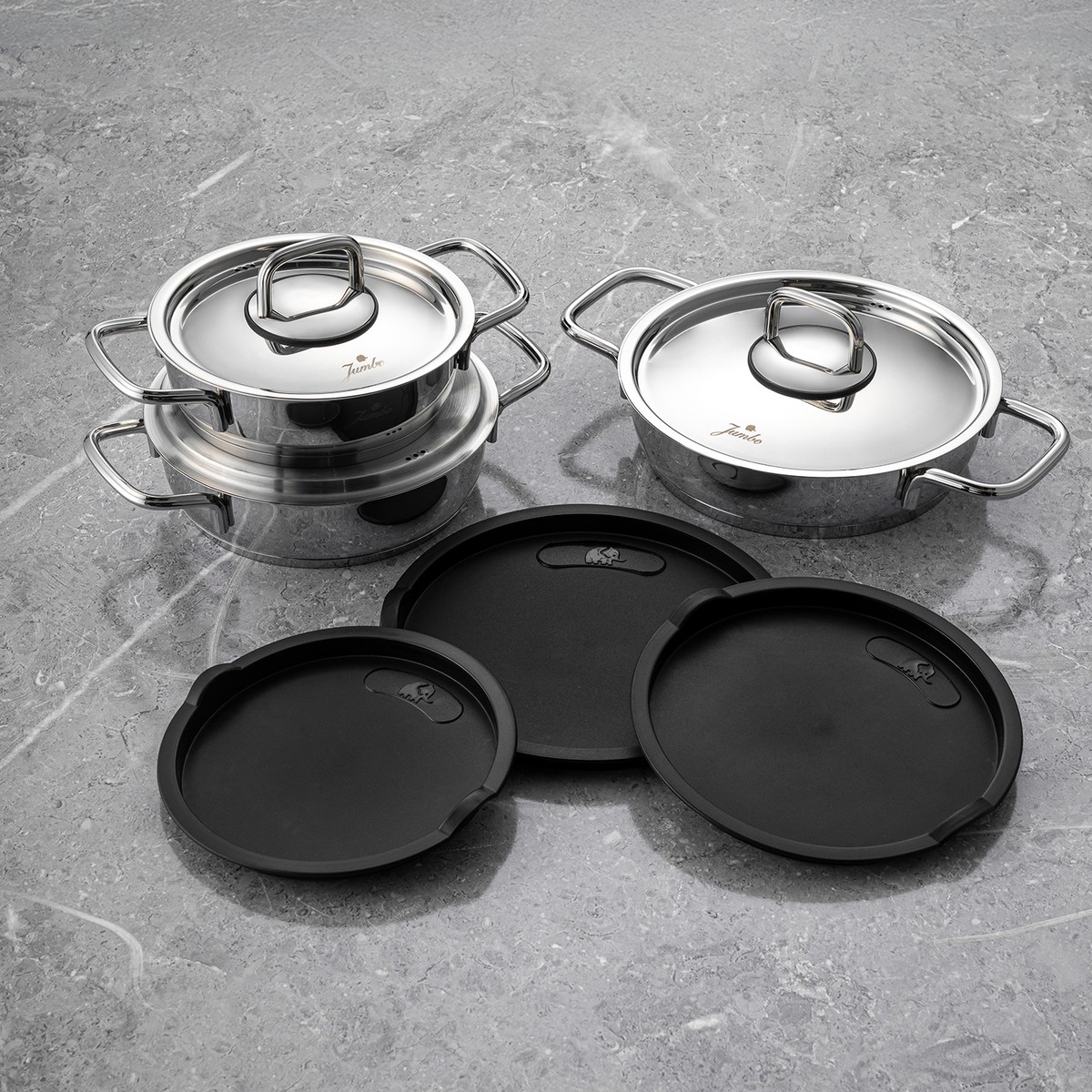 110001197901405.jpg Jumbo New Myra 9 Parça Çelik Sahan Seti - Görsel 1