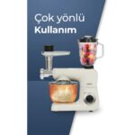 Sinbo SMX-2775 Çok Amaçlı Mutfak Şefi (Hamur - Kıyma - Blender Makinesi) - Görsel 4