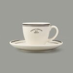 Evidea Kitchen Luna 2'li Espresso Fincanı - Krem / Siyah - Görsel 3