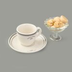 Evidea Kitchen Luna 2'li Espresso Fincanı - Krem / Siyah - Görsel 5