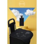 Eve Tekstil Lüks Pazar Arabası Ses Yapmaz Tekerlekli, Su Geçirmez Çantalı - Görsel 2