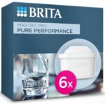 BRITA MAXTRA PRO Pure Performance Yedek Su Arıtma Filtresi, 6’lı