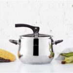 Karaca Retro Paslanmaz Çelik İndüksiyon Tabanlı Düdüklü Tencere 6 Lt