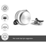 Karaca Retro Paslanmaz Çelik İndüksiyon Tabanlı Düdüklü Tencere 6 Lt - Görsel 4