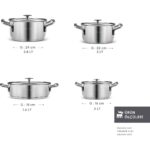 Karaca Alaz 8 Parça Çelik Tencere Seti - Görsel 2