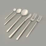 Arow Halkiş 36 Parça Çatal Kaşık Bıçak Seti - Inox - Görsel 5