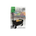 Kiwi KFM-390 Katlanır Portatif Taşıma Aracı Siyah Dayanıklı Çelik Yapı 750x470x910 mm - Görsel 2