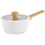 Karaca x Refika Swiss Crystal Purelıne Indüksiyon Tabanlı Servis Gereçli 12 Parça Tencere Seti Almond Cream - Görsel 5