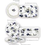 The Mia Olivos Kahvaltı Takımı 6 Kişilik 15 Parça Set 2 - Görsel 2