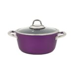 Leggno Master Daily 22CM Derin Tencere-Metalik Mor