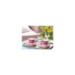 English Home Vanilla New Bone China 2'li Kahve Fincan Takımı 90 ml Mor