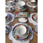 Rossev Yemek Takımı Italy Garden 54 Parça 6 Kişilik