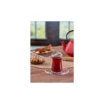 Paşabahçe 12 Parça Heybeli Çay Seti 6 Çay Bardağı ve 6 Tabağı - Görsel 3