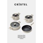 Gigilli Cristel 7 Parça Tencere Seti Krem - Görsel 4