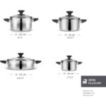 Karaca Buca İndüksiyon Tabanlı 8 Parça Çelik Tencere Seti - Görsel 2