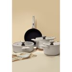 Gigilli Cristel 7 Parça Tencere Seti Krem - Görsel 5
