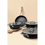 Gigilli Bellini 7 Parça Tencere Seti Siyah