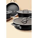 Gigilli Bellini 7 Parça Tencere Seti Siyah - Görsel 2