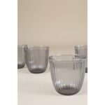 Rakle Splendid 4'lü Su Bardağı Seti Füme 290 cc - Görsel 2