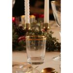 Rakle Pure Altın Yaldızlı 4'lü Su Bardağı Seti 275 cc - Görsel 2