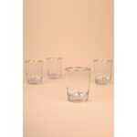 Rakle Pure Altın Yaldızlı 4'lü Su Bardağı Seti 275 cc - Görsel 3